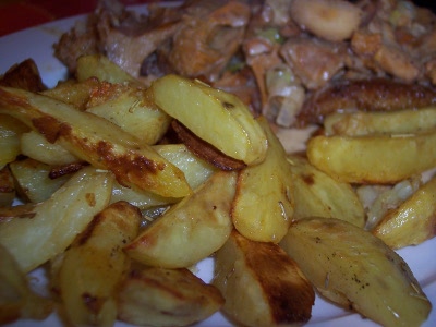Würzige Kartoffelspalten